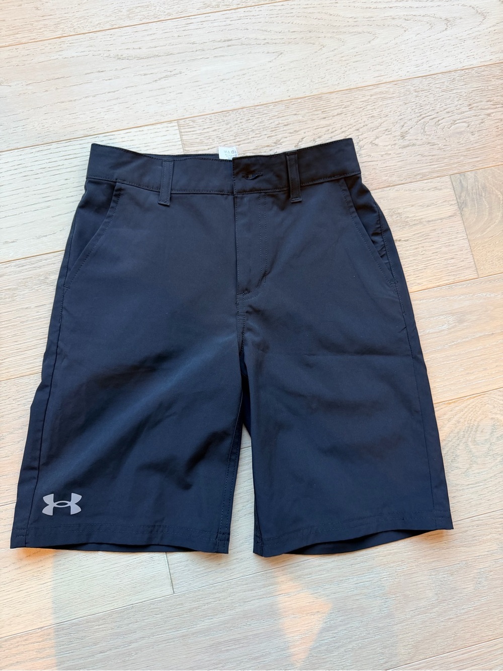 Under Armour Boy’s Black Performance Golf Shorts